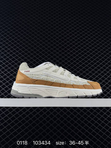 Nike P-6000 Light Gray White Tan EU 36-45 Running - Unisex (BS-73093)