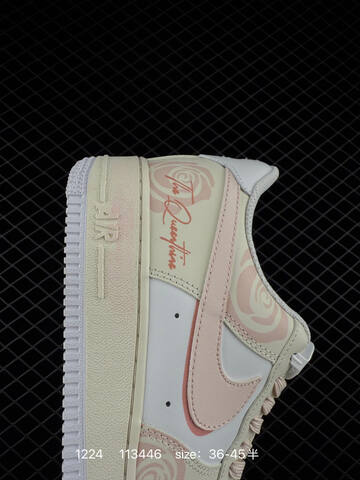 Nike Air Force 1 07 White Cream Pink EU 36-45 5 Lifestyle - Unisex (BS-73521)