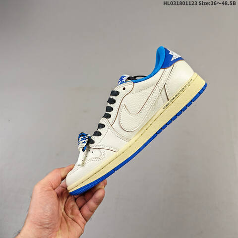 Nike Air Jordan 1 Low OG SP Sail University Blue Black Neutral Grey EU 36 48 5 Casual - Unisex (BS-63220)
