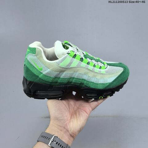 Nike Air Max 95 Black Yellow Silver Neon Green EU 40-46 Running Shoe - Men s BS-60355