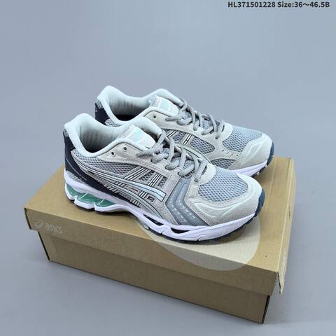 ASICS GEL-KAYANO 14 Silver Black Cream EU 36-46 5 Running Shoe Running Sneakers - Unisex (BS-69118)