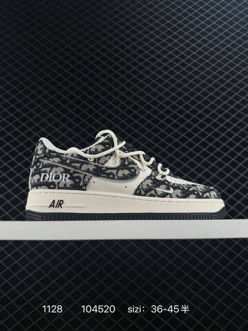 Nike Air Force 1 07 Black White Cream EU 36-45 Lifestyle - Unisex (BS-73950)