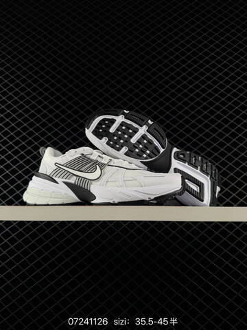 Nike V2K Runtekk White Black EU 35 5-45 Running - Unisex (BS-70108)