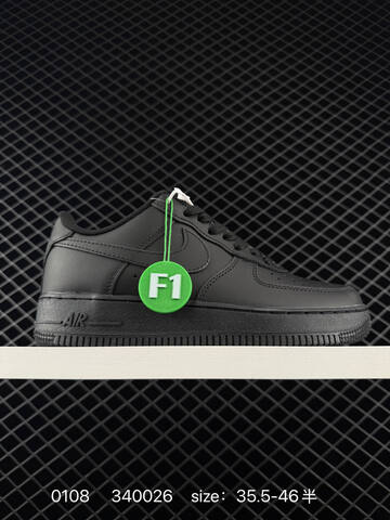 Nike Air Force 1 Black White EU 35 5-46 5 Lifestyle - Unisex (BS-73240)