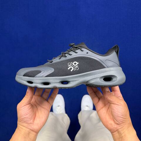LOEWE On Running Cloudventure 2 0 Black Dark Gray Running Shoe Running Sneakers (BS-86753)