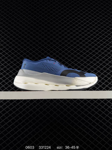 On Cloudboom Strike White Black Blue EU 36-45 Running Shoe Running Sneakers - Unisex (BS-85211)