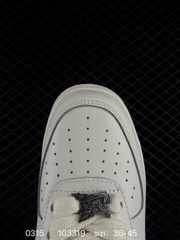 Nike Air Force 1 07 Low White Cream With Red Mini Swoosh EU 36-45 Casual - Unisex (BS-72634)
