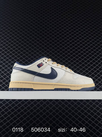 Nike SB Dunk Low Cream Beige Navy EU 40-46 Skate - Men's (BS-73095)