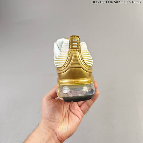 Nike Air Vapormax 360 White Gold Black EU 35 5-46 5 Running Shoe - Unisex (BS-63614)