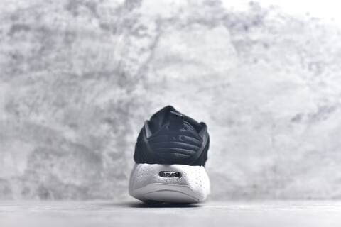 Nike Mind 002 Flyknit Black White Metallic Silver Orange Sneaker (BS-59803)