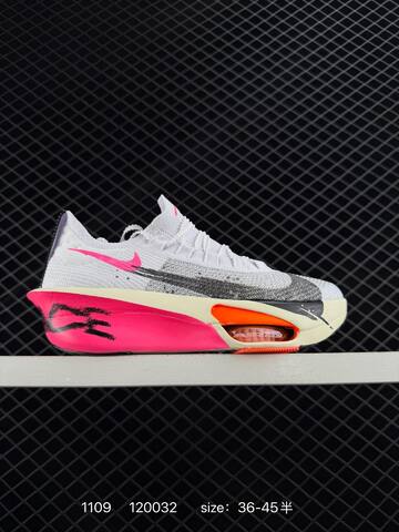 Nike Air Zoom Alphafly NEXT 3 White Pink Orange Black EU 36-45 5 Running - Unisex (BS-74289)