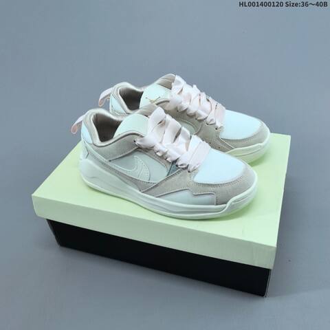 Jordan CMFT Era White Grey With Purple Accents 36 40B Casual - Women s BS-66911