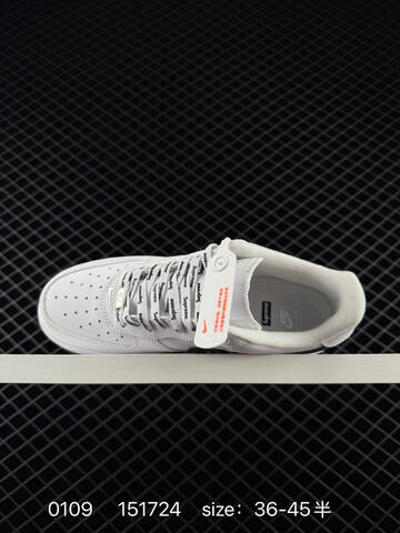 Nike Air Force 1 07 Low White Black EU 36-45 5 Lifestyle - Unisex (BS-73221)