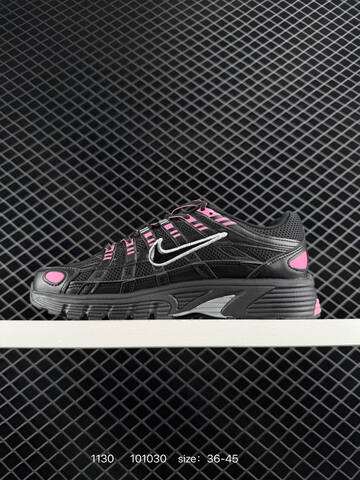 Nike P-6000 Premium Black Pink Silver EU 36-45 Running - Unisex (BS-73915)