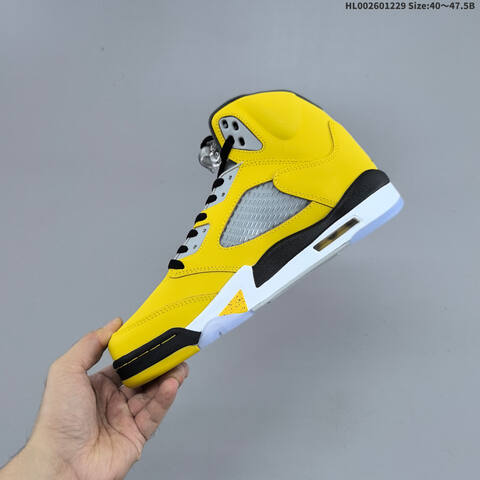 Jordan Air Jordan 5 Retro Tokyo 23 Yellow Multi EU 40-47 5 Basketball - Men's (BS-67210)