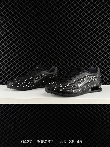 Nike Shox Z Black Silver With Rhinestone Pearl Accents EU 36-45 Lifestyle - Unisex (BS-71829)