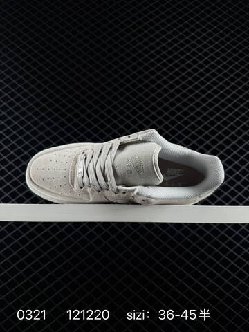 Nike Air Force 1 07 Light Grey Suede White EU 36-45 5 Lifestyle - Unisex (BS-72545)