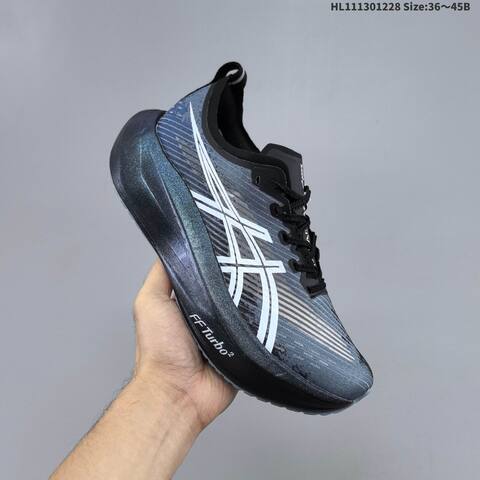 ASICS MEGABLAST 1013 A170 001 Blue Black White EU 36-45 Running Shoe Running Sneakers - Unisex (BS-69117)