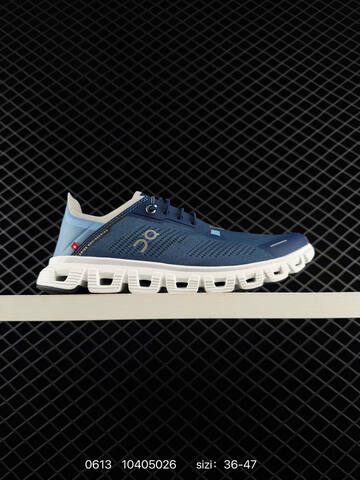 On Cloud 6 Coast Navy White And Pale Pink White EU 36-47 Running Shoe Running Sneakers - Unisex BS-85166