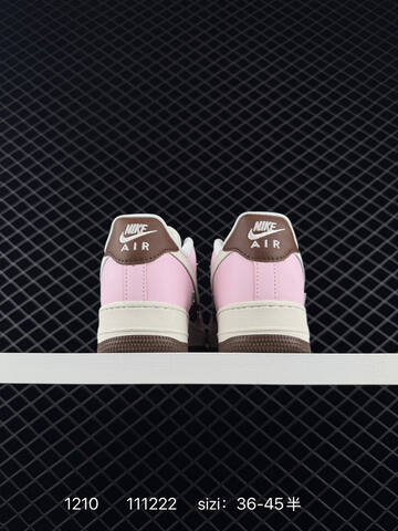 Nike Air Force 1 07 Low Pink Brown Cream EU 36-45 Lifestyle - Unisex (BS-73789)