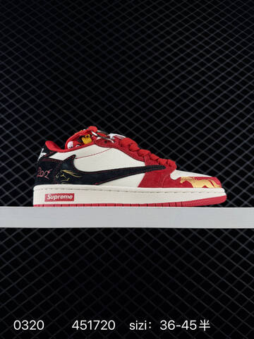 Nike Dunk Low Retro White Black Red EU 36-45 Lifestyle - Unisex (BS-72567)