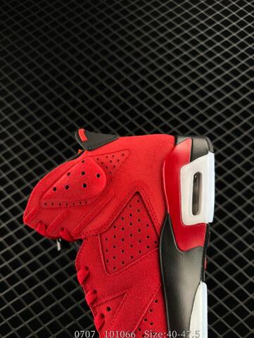 Jordan Air Jordan 6 Red Black White EU 40-47 5 Basketball Shoe - Men s BS-81095
