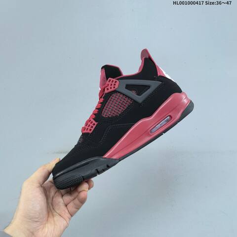 Jordan Air Jordan 4 Black Pink EU 36-47 Basketball - Unisex (BS-66155)