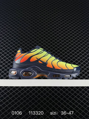 Nike Air Max Plus Black White Grey White Purple Light Blue Black EU 36-47 Running - Unisex (BS-73288)