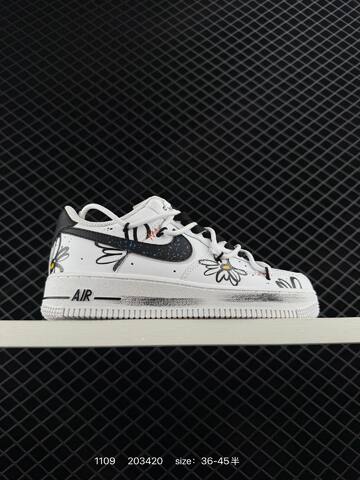 Nike Air Force 1 07 White Black EU 36-45 Lifestyle - Unisex (BS-74293)