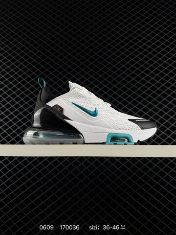 Nike Air Max 270 White Black Teal Clear EU 36-46 Running - Unisex (BS-70874)