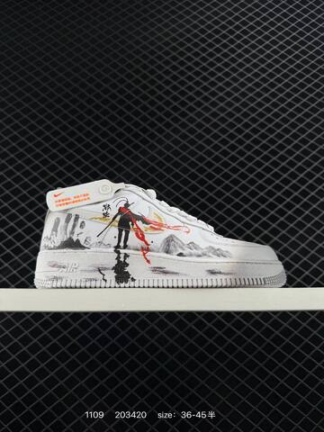 Nike Air Force 1 07 White Black EU 36-45 Lifestyle - Unisex (BS-74293)