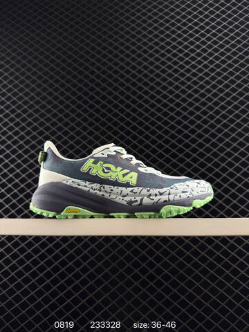 HOKA ONE ONE Speedgoat 6 White Blue Purple Neon Green EU 36-46 Trail Shoe Trail Running Sneakers Unisex BS-86484