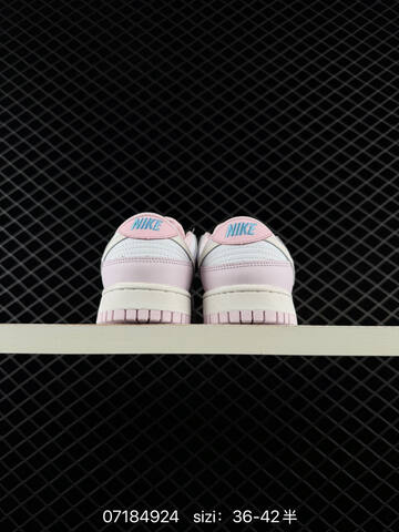Nike Dunk Low White Light Pink Sail Light Blue EU 36-42 Skate - Unisex (BS-70187)