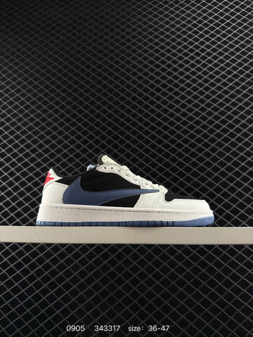 Jordan Air Jordan 1 Low OG SP Travis Scott White Pink Red Cream EU 36-47 Sneaker - Unisex BS-80763