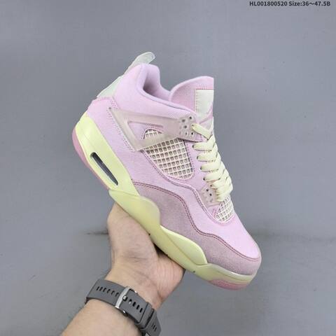 Jordan Air Jordan 4 Retro Pink Cream EU 36-47 5 Basketball - Unisex BS-65921