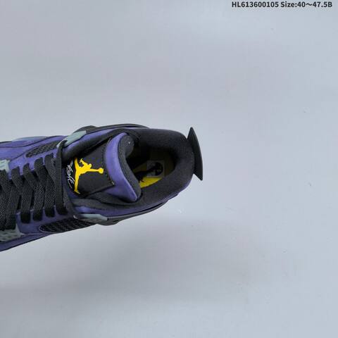 Jordan Air Jordan 4 Retro OG Imperial Purple Black Grey Yellow EU 40-47 5 Basketball - Men s BS-67093