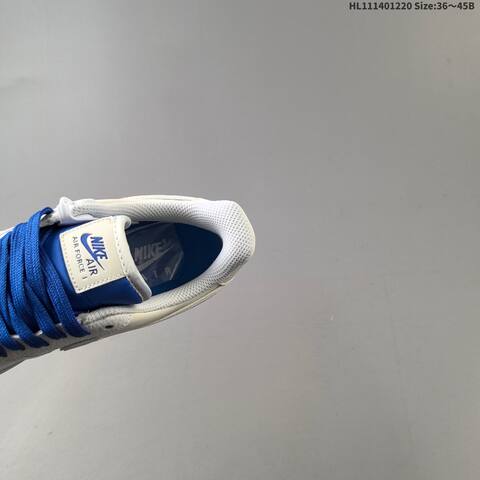 Nike Air Force 1 07 MTAA CQ0494 10 White Royal Blue EU 36 45 Sneaker EU 36-45 - Unisex BS-62548