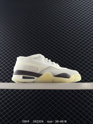 Jordan Air Jordan 4 RM White Black Red Sail Brown Cream EU 36-46 Basketball Shoe - Unisex BS-80716