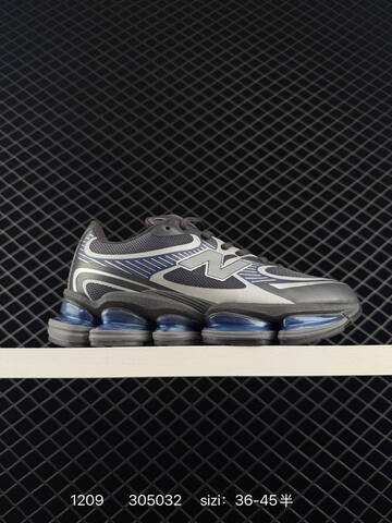 New Balance U2000UK Black Silver Blue EU 36-45 Running Shoe - Unisex (BS-82502)