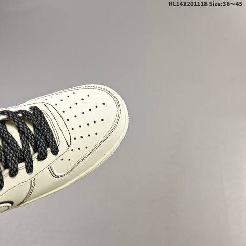 Nike Air Force 1 07 Off White Black EU 36-45 Sneaker - Unisex (BS-63733)