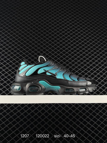 Nike Air Max Plus Multiple Colorways Shown Black Turquoise Black Silver White EU 40-45 Running - Men's (BS-73816)