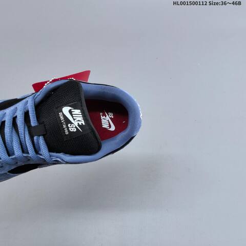 Nike SB Dunk Low Supreme Blue Black Red EU 36-46 Skate Shoe - Unisex BS-62040