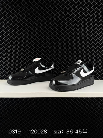 Nike Air Force 1 Low Black White EU 36-45 Casual - Unisex (BS-72592)