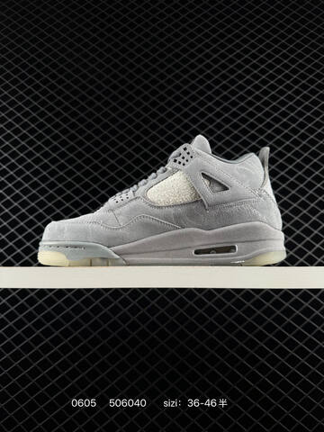 KAWS x Air Jordan 4 Retro Kaws Black AIR JORDAN 4 Aj4 Lifestyle (BS-79168)