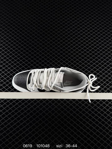 Nike Dunk Low White Black Light Grey EU 36-44 Skate Shoe - Unisex (BS-70686)