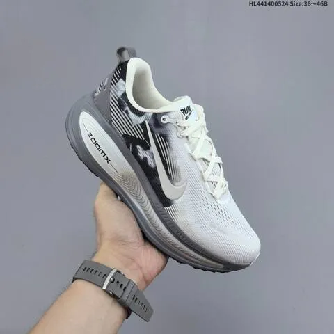 Nike Vomero 18 ReactX Air Zoom Off White Dark Grey Black EU 36-46 Running Shoe - Unisex BS-60164