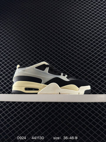 Jordan Air Jordan 4 RM Black Sail Cream Off White EU 36-46 Basketball Shoe - Unisex BS-80641