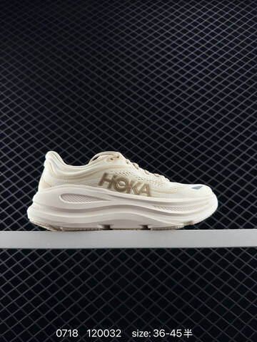 HOKA ONE ONE Bondi 9 Beige Light Brown EU 36-45 Running Shoe Running Sneakers - Unisex (BS-86551)