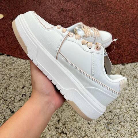 MLB CHUNKY LINER DENIM MONOGRAM BL 3ASXM046N White Beige EU 41 US M8 Sneaker Casual Sneakers - Men's (BS-86801)