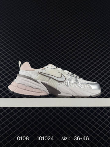 Nike V2K Run White Silver Cream Black EU 36-46 Running - Unisex (BS-73258)